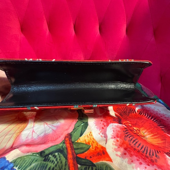 Gucci Mini Sylvie in Red Floral Jacquard - Picture 6 of 10